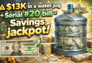 Water Jug Savings Shock: $13K Saved & A Rare Bill Found!
